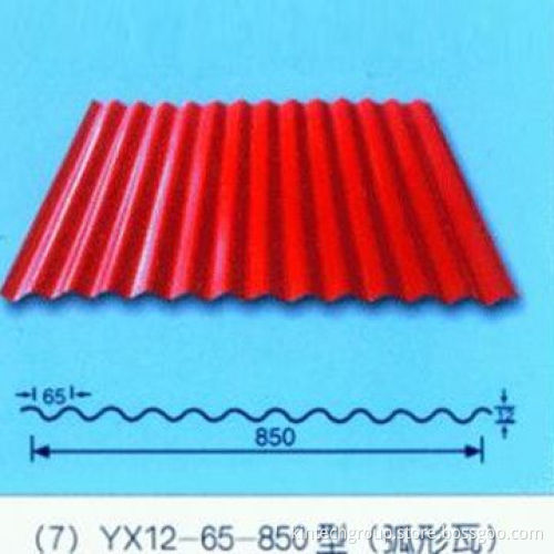 Color Steel Wall Panel, 0.2 to 1.0mm thickness, 850 to 1,000mm width, high-strength, easy to install